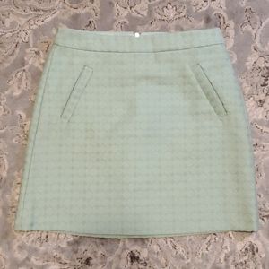 Mint green skirt